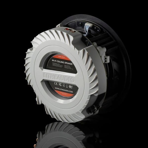 Lithe Audio Wi-Fi Ceiling Speaker (Pair - Active/Passive) - V2