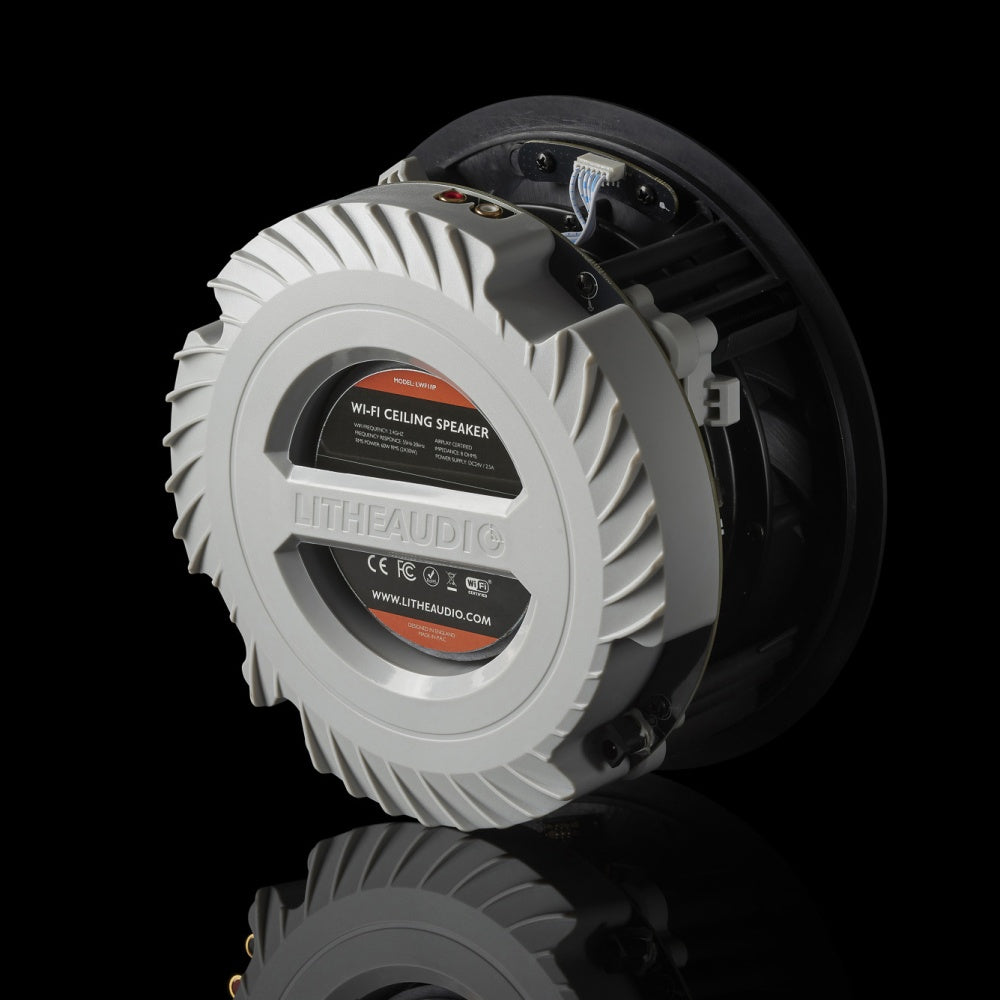 Lithe Audio Wi-Fi IP44 Bathroom Ceiling Speaker (Single) - V2