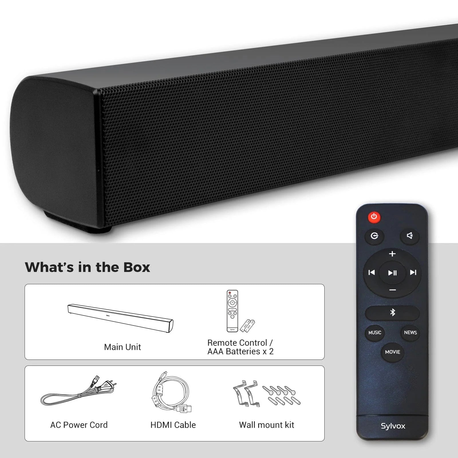 Sylvox Outdoor Soundbar ELF S2