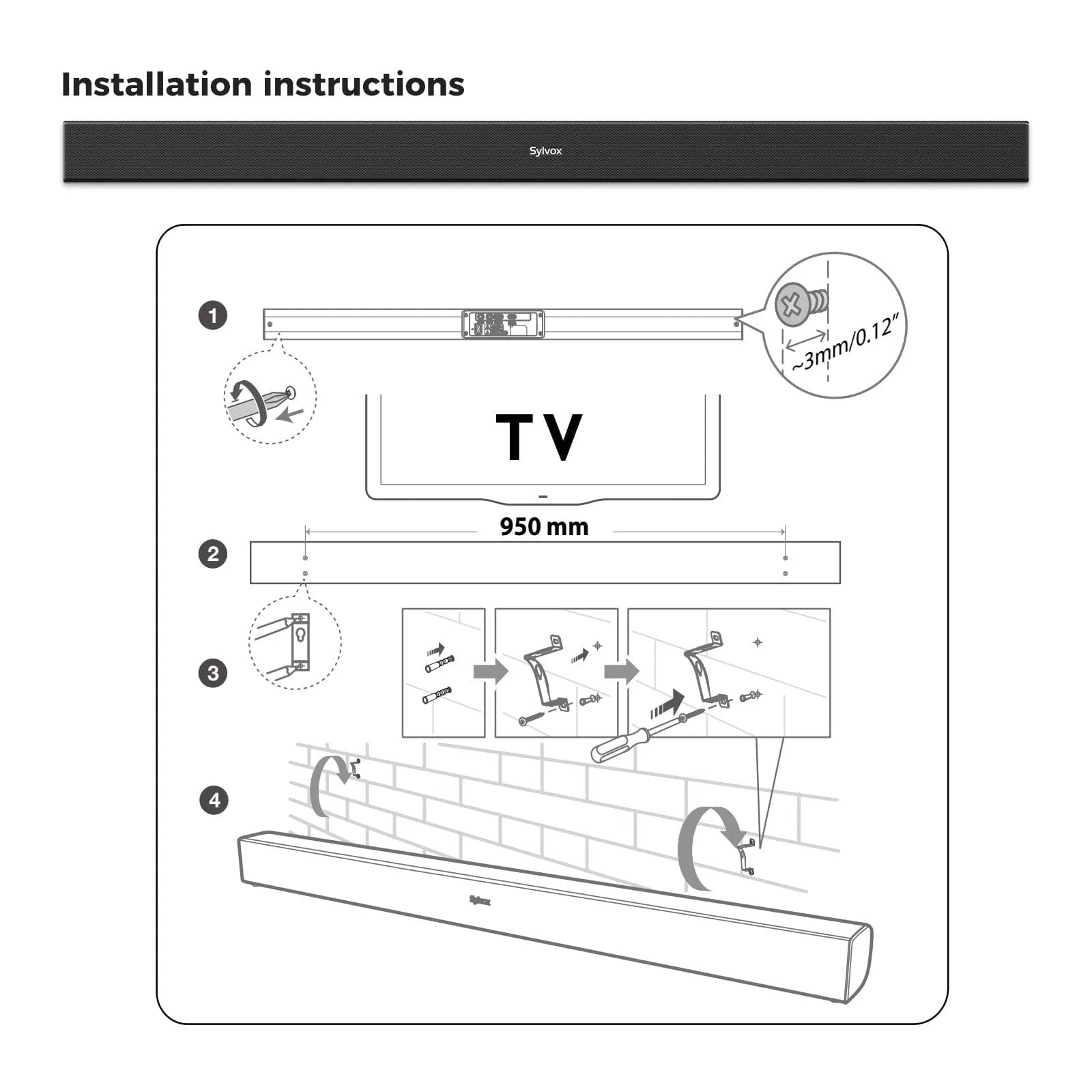 Sylvox Outdoor Soundbar ELF S2