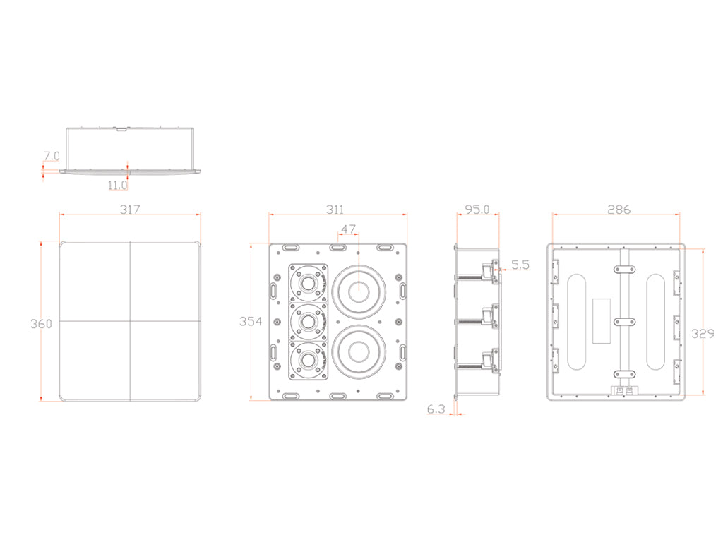 M&K Sound IW150 In-Wall Speaker