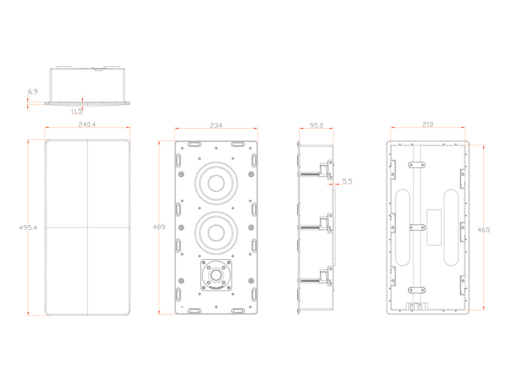 M&K Sound IW950 In-Wall Speaker