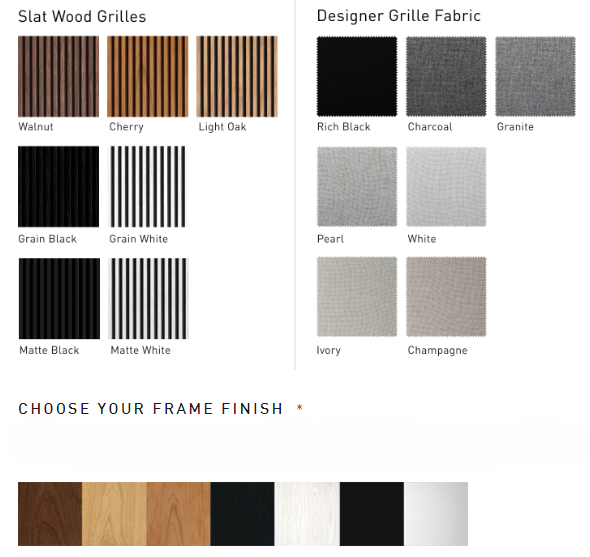 Leon Profile Edge Media Frame with PrULTIMA