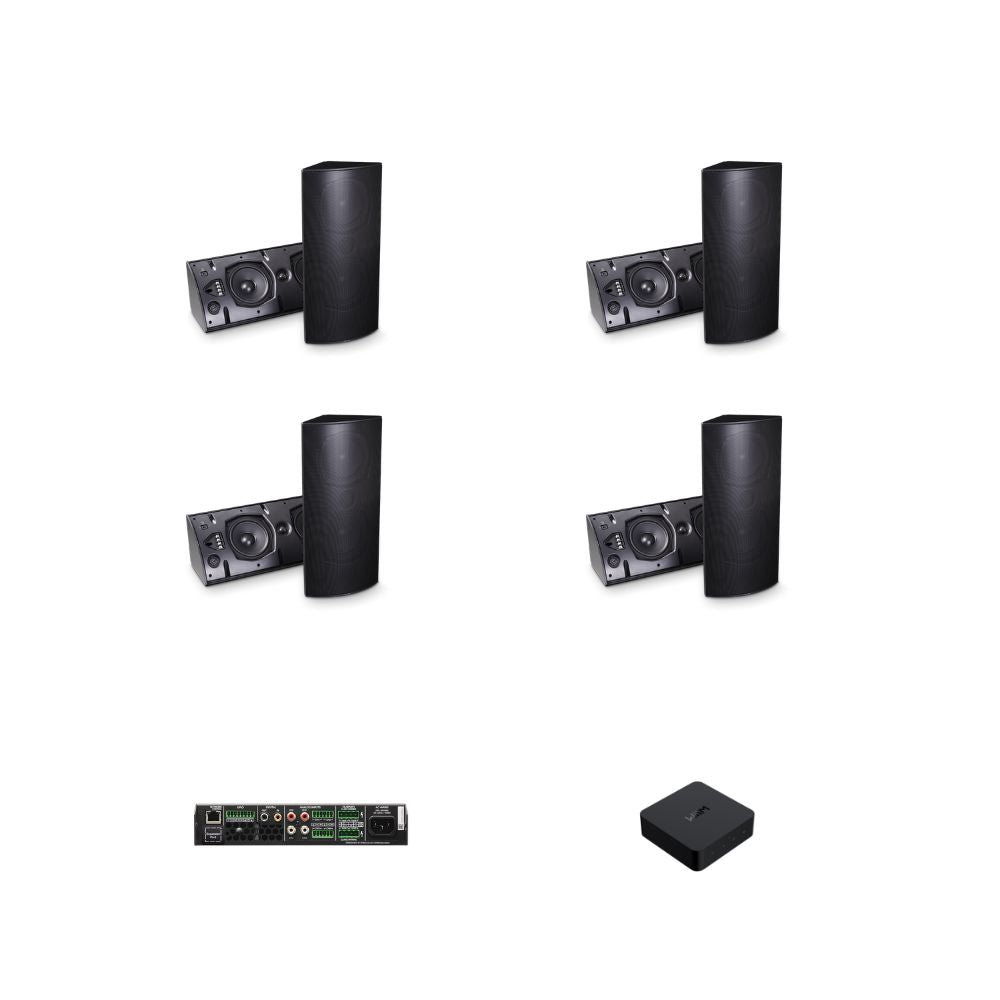 Pachet sonorizare Blaze Audio cu 4 boxe Ci5-V, amplificator și streamer.