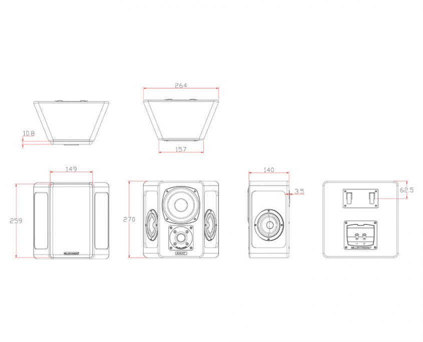 M&K Sound S150T Tripole Speaker