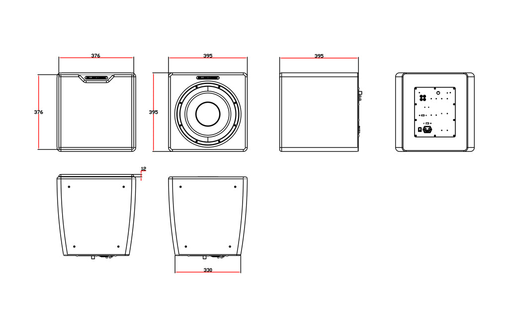 M&K Sound V12+ Subwoofer