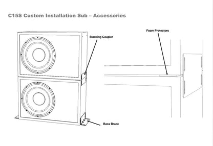 M&K Sound C15S Custom Installation Subwoofer