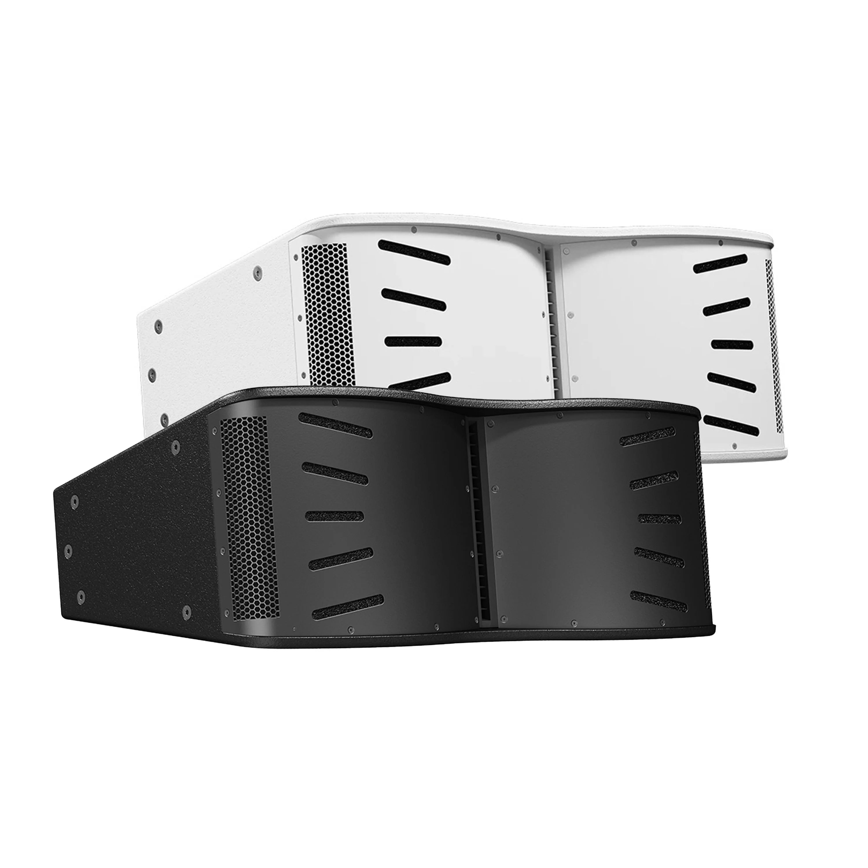 Boxe profesionale Blaze Audio CCA10i în finisaj alb și negru