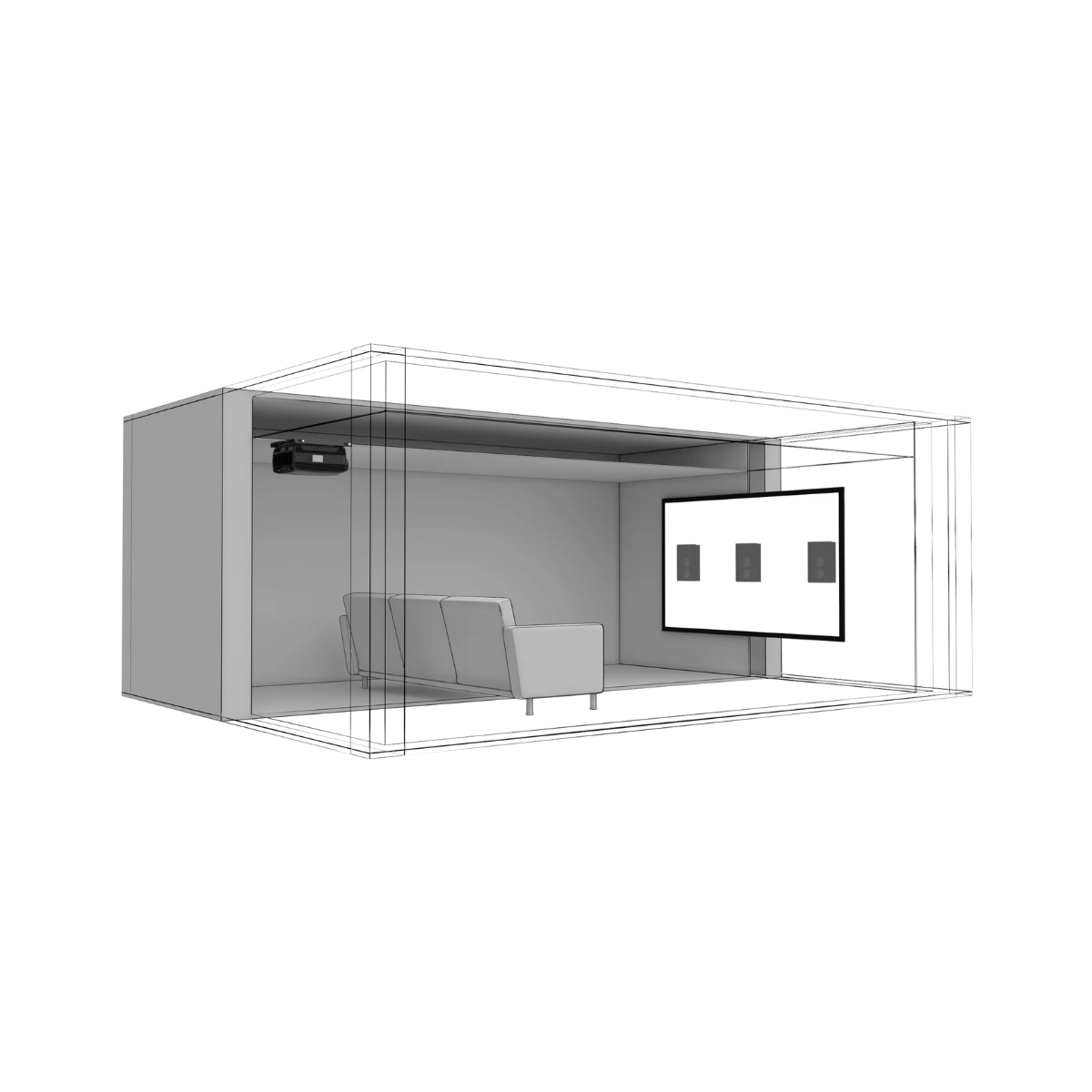Display Technologies Ecran Proiector ATRef