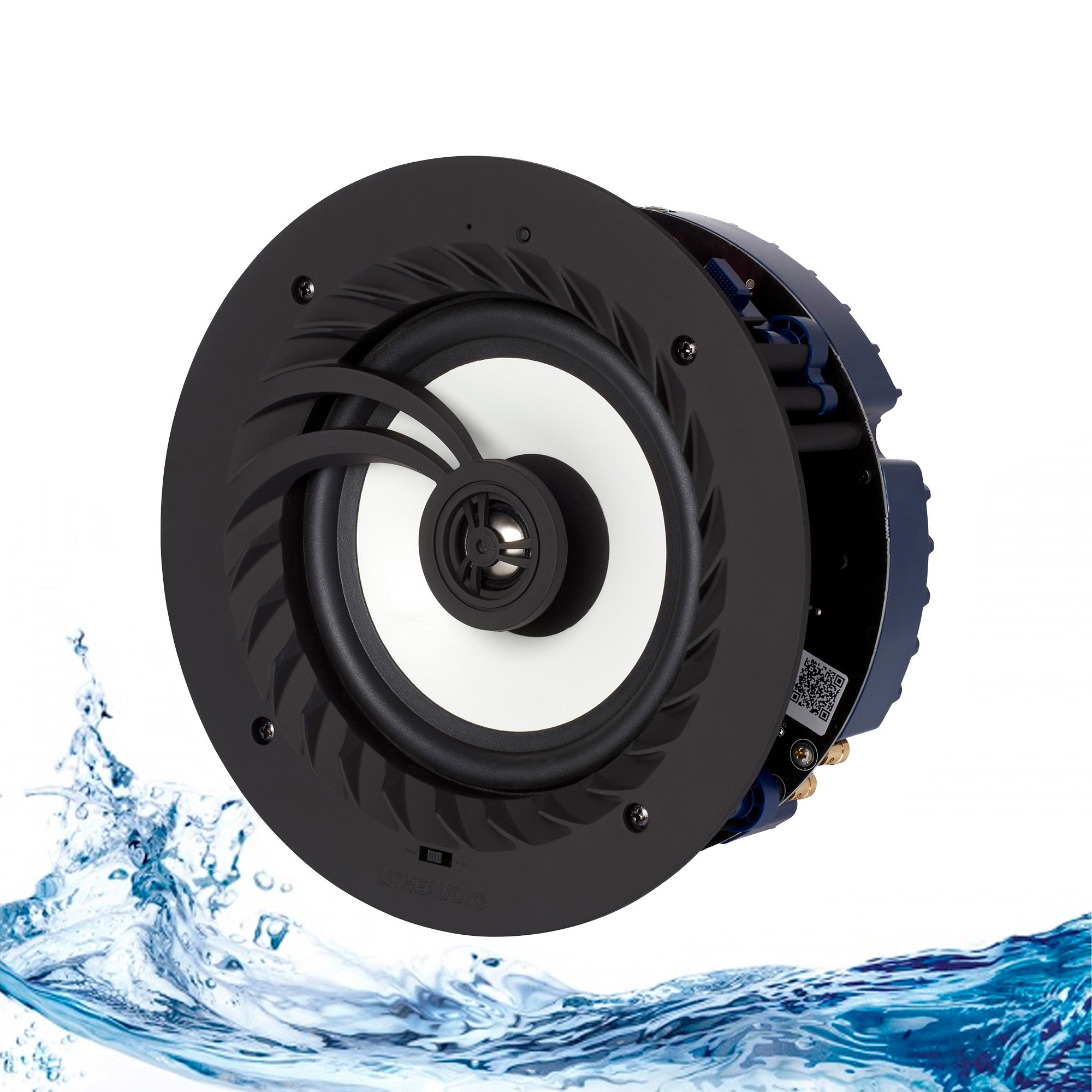 Lithe Audio 6.5" Bluetooth 5 IP44 Bathroom Ceiling Speaker (Single)