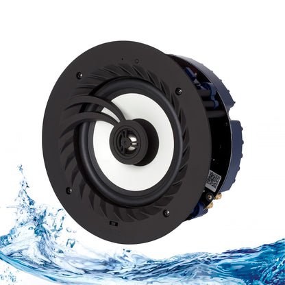 Lithe Audio 6.5" Bluetooth 5 IP44 Bathroom Ceiling Speaker (Single)