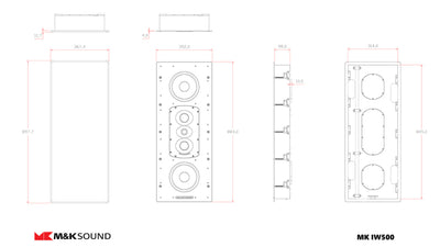 M&K Sound IW500 In-Wall Speaker