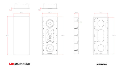 M&K Sound IW500 In-Wall Speaker