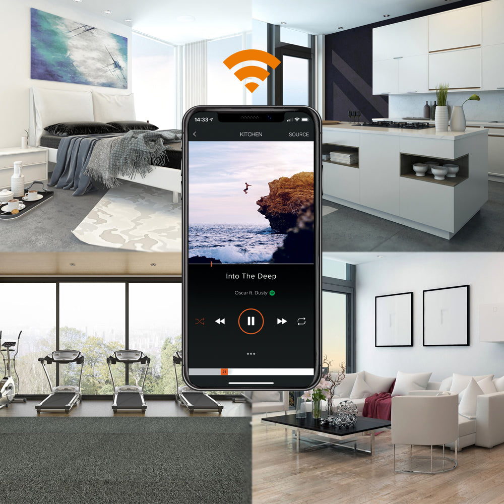 Lithe Audio Pro Series IP44 Bathroom Wi-Fi Ceiling Speaker (Single)