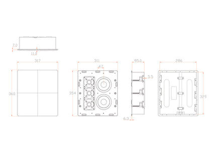 M&K Sound IW150A In-Wall/In-Ceiling Speaker
