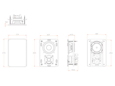 M&K Sound IW85 In-Wall Speaker