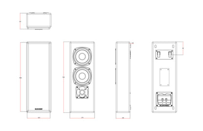 M&K Sound MP950 On-Wall Speaker