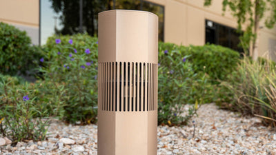 Pachet 4 boxe Ambisonic Bollard – sistem audio exterior cu integrare landscape premium