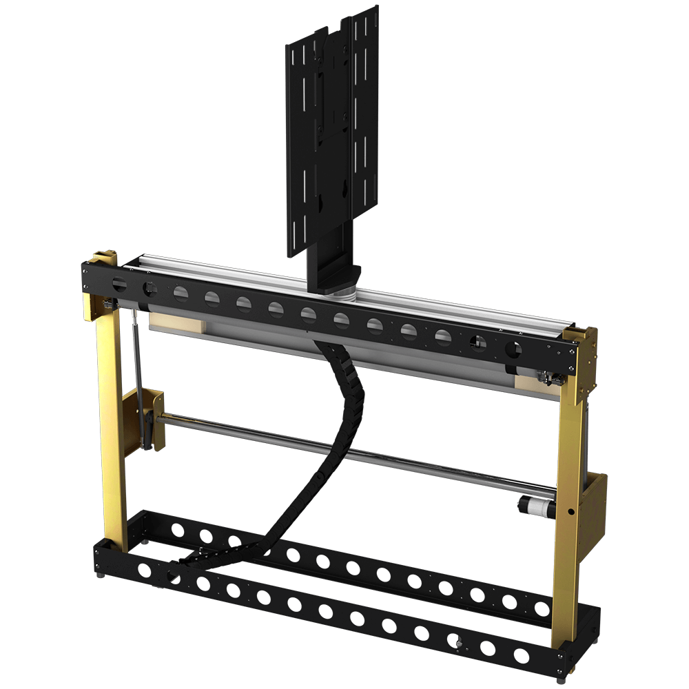 Future Automation TV Lift Hinge & Swivel Range