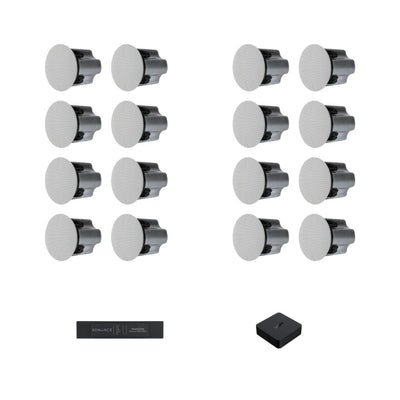 Pachet de sonorizare Sonance cu 16 boxe de tavan, amplificator și streamer