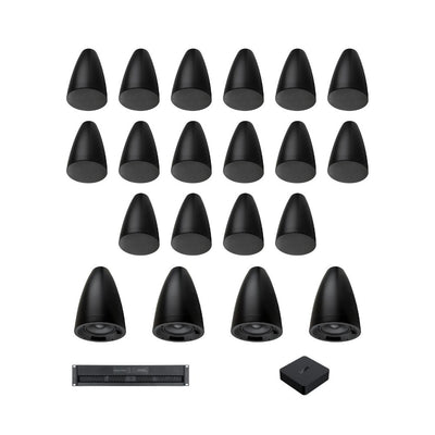 Pachet Sonance cu 16 boxe suspendate, 4 woofere, amplificator și streamer.