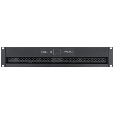 Amplificator Sonance PowerZone Connect PRO 4000.4, vedere frontală