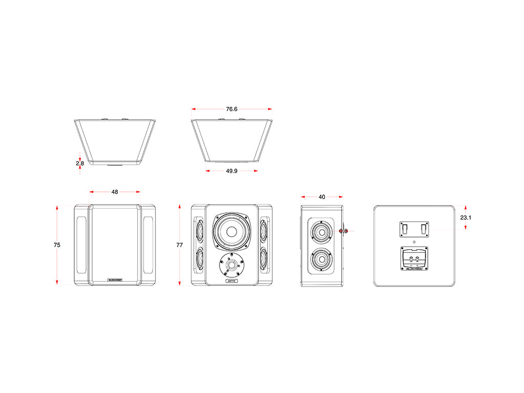 M&K Sound S300T Tripole Speaker