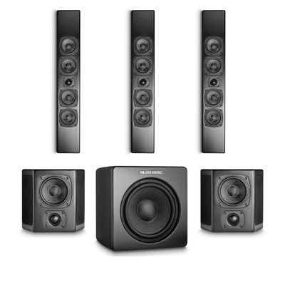 Sistem de sunet surround 5.1 pentru living și TV – M&K Sound 2 + Integra DRX-2.4