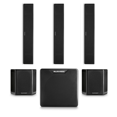 Sistem de sunet surround 5.1 pentru living și TV – M&K Sound 2 + Integra DRX-2.4