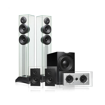 Sistem de sunet surround 5.1 pentru living și TV – Waterfall Pack 5 + Integra DRX-3.4
