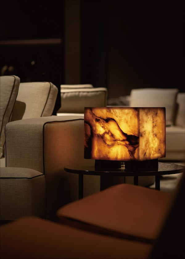 Corp de iluminat premium din alabastru pentru proiecte de design interior
