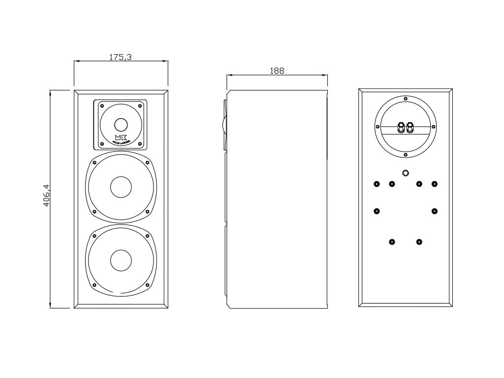 M&K Sound LCR750C Center Speaker