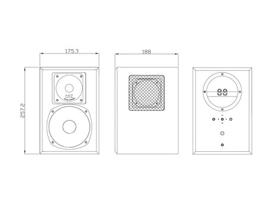 M&K Sound SUR55T Tripole Speaker Pereche